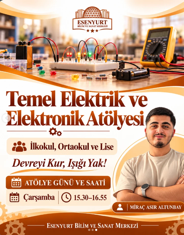 Temel Elektrik ve Elektronik Atölyesi afişi