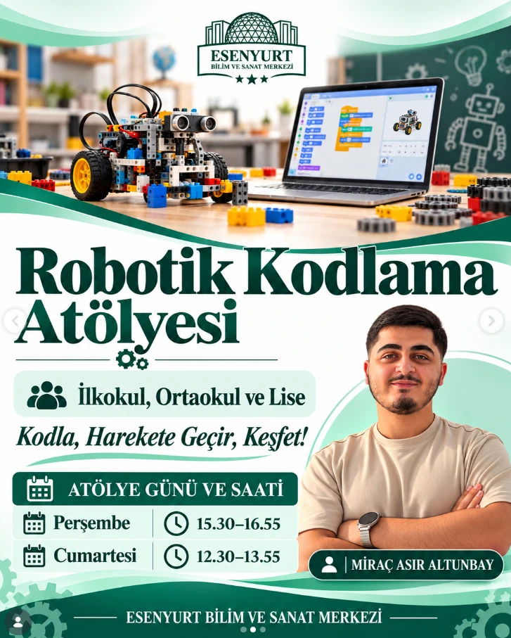 Robotik Kodlama Atölyesi afişi